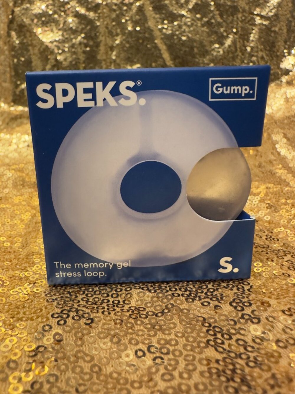 Speks Gump Loop Memory Gel Stress Ball β Donut Squishy Fidget Toy